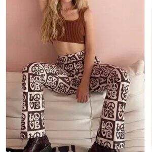 House Of Sunny All You Need Is Love Pants SIZE US 2